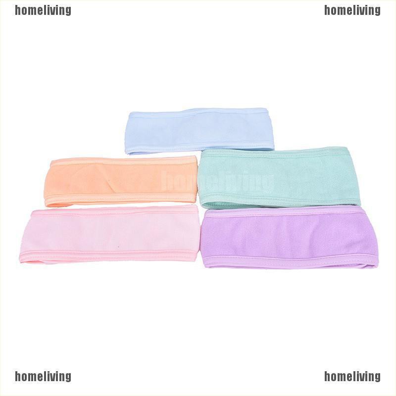 Băng Đô Mềm Mại Co Giãn Thấm Hút Mồ Hôi Tiện Dụng Rửa Mặt / Trang Điểm SPA Cho Nữ