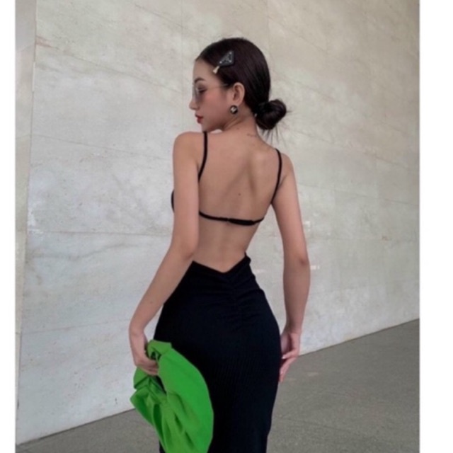 Đầm Body Hở Lưng Xẻ Tà Sau Cực Kì Sexy | BigBuy360 - bigbuy360.vn