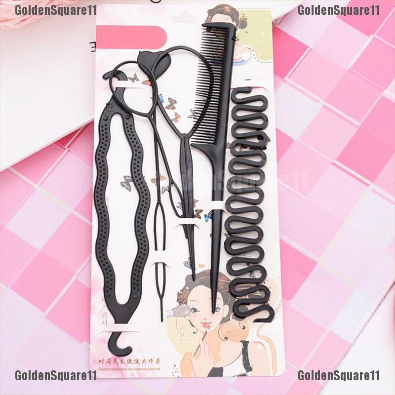 [Hàng mới về] Bộ 6 dụng cụ uốn bện tạo kiểu tóc xoăn cho trẻ em