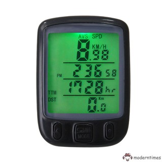 Đồng hồ đo tốc độ chống thấm nước màn hình lcd gắn xe đạp