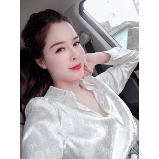 Áo Sơmi Lụa Dập Nổi
