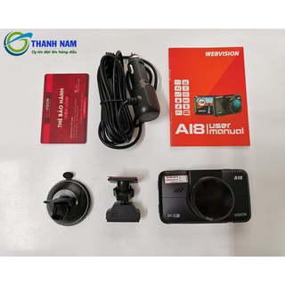 (Tặng thẻ 32G) Camera hành trình Webvision A18