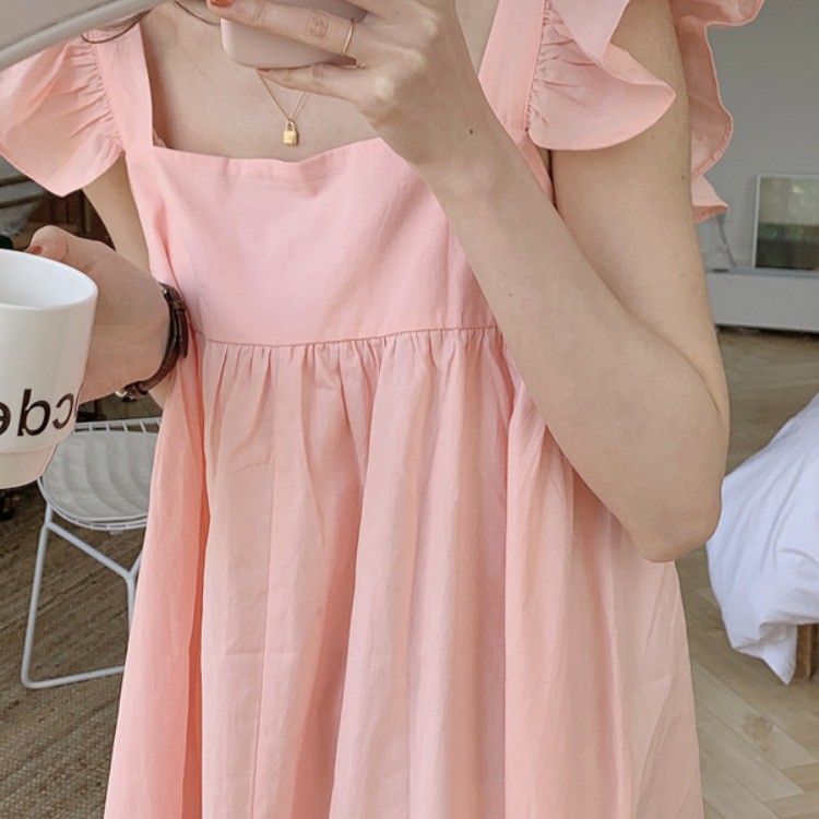 Enda - Váy ngủ phong cách Hàn Quốc Lavonte - Chất liệu Cotton Hàn cao cấp | BigBuy360 - bigbuy360.vn