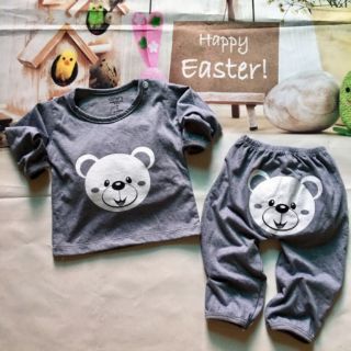 Set đồ bé trai 25b dài máy bay