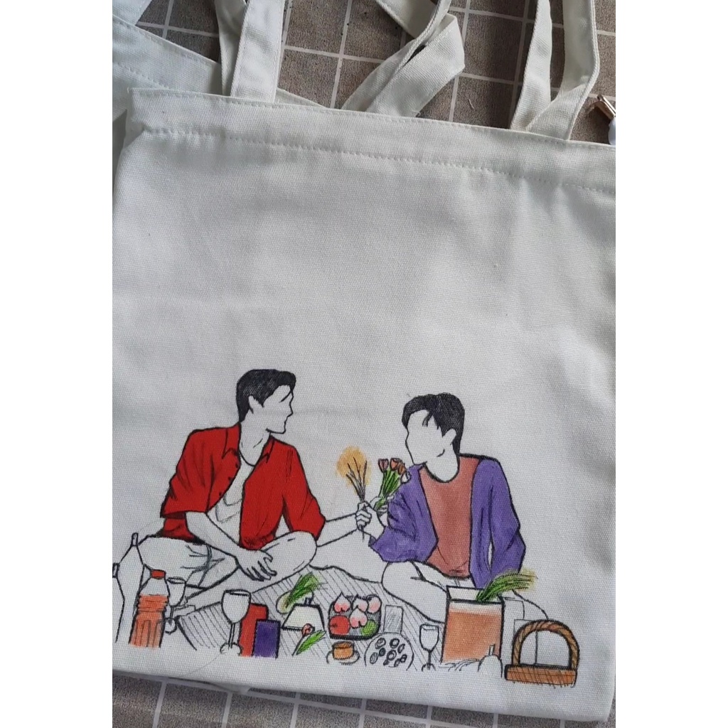 Túi tute vẽ  các cp bl thailan , idoi , anime