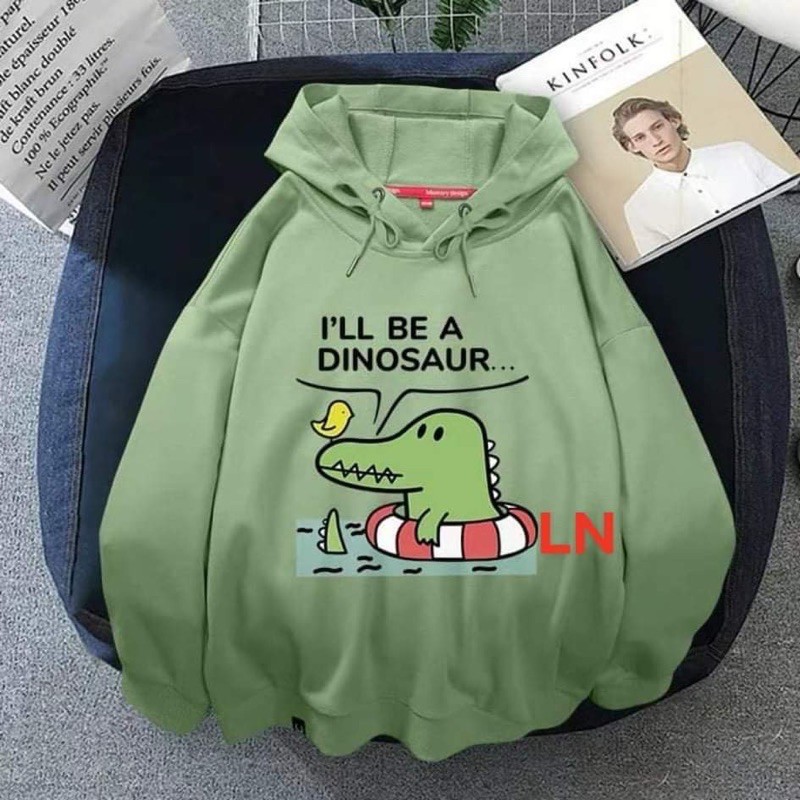 Áo hoodie khủng long phao bơi LN11