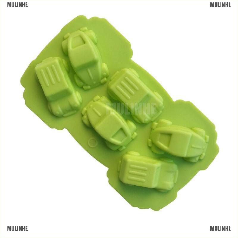 Khuôn Silicone Tạo Hình Xe Hơi Trang Trí Bánh / Xà Phòng