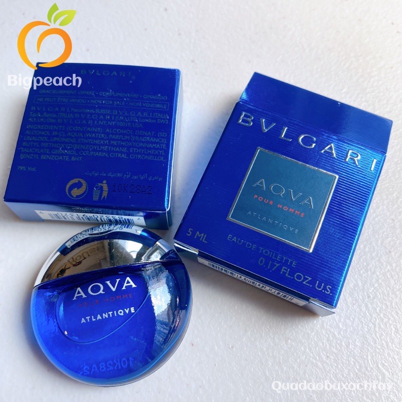 Nước Hoa Mini Bvlgari Aqva Pour Homme Atlantique 5ml