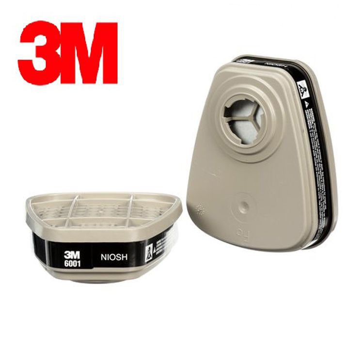 Bộ Mặt Nạ Phòng Độc 3M 6200 - 3M 6001 Chính Hãng, Chống bụi, Chống khói độc ,Phun Sơn, Phun Thuốc Trừ Sâu