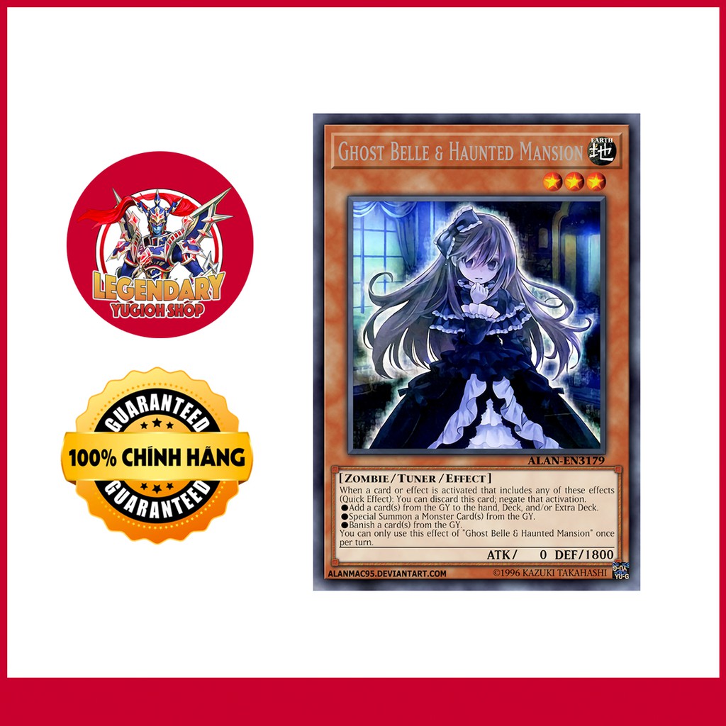 [JP]Thẻ Bài Yugioh Chính Hãng] Ghost Belle &amp; Haunted Mansion