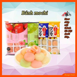 Bánh mochi Đài loan nhân kem lạnh gói 12 chiếc đủ vị Mango Food, đồ ăn vặt Hà Nội