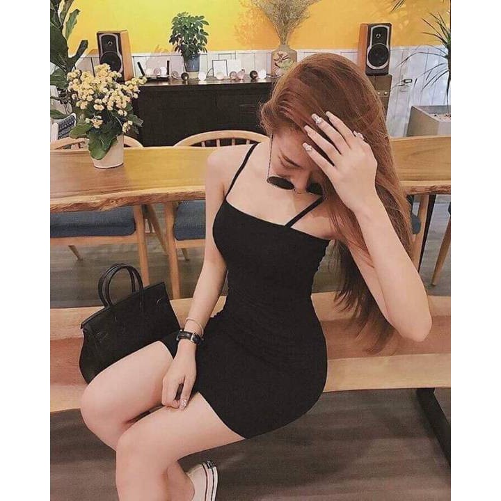 đầm body hai dây sexy váy body sexy | BigBuy360 - bigbuy360.vn