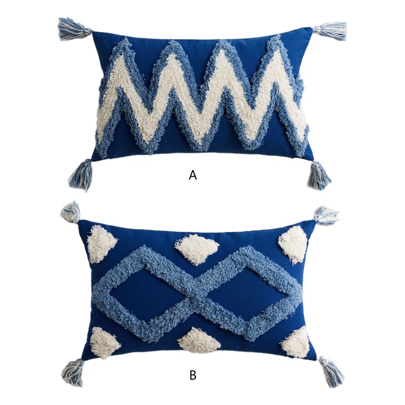 Áo Gối Họa Tiết Hình Học Phong Cách Boho Kích Thước 30x50cm
