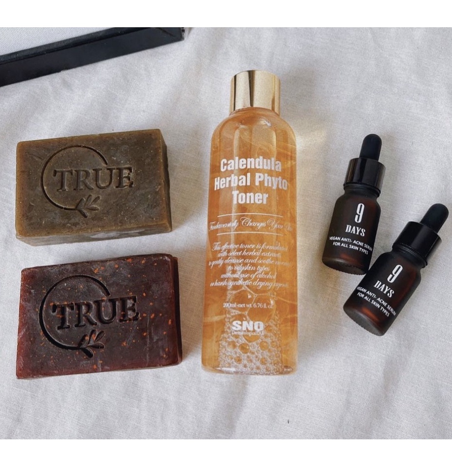 Bộ 3 sản phẩm ngăn ngừa mụn và thâm , se khít lỗ chân lông giúp da sáng mịn | BigBuy360 - bigbuy360.vn