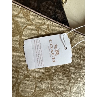 [chính hãng] ví cầm tay Coach sz 20cm