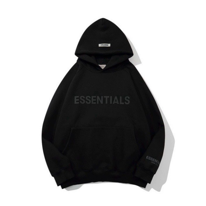 Áo Khoác Hoodie Nỉ Có Mũ Form Rộng ESSENTIALS Nhiều Màu Unisex Nam Nữ Ulzzang