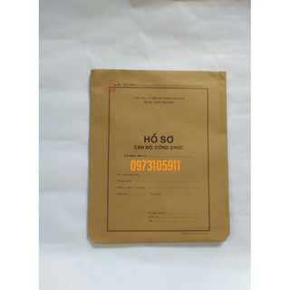 HỒ SƠ CÁN BỘ CÔNG CHỨC (5 bộ)