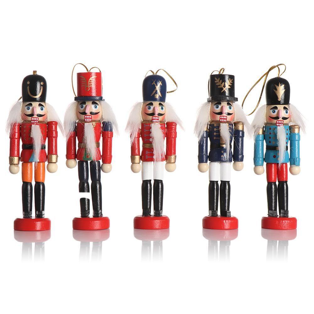 LANSEL 1 / 6 Người Lính Bằng Gỗ Trang Trí Cây Thông Giáng Sinh Năm Mới