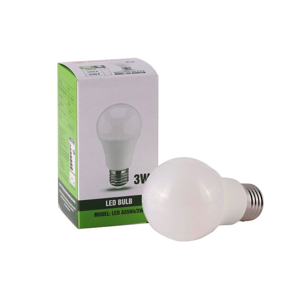 Bóng đèn Led siêu sáng tiết kiệm điện 3W ánh sáng trắng
