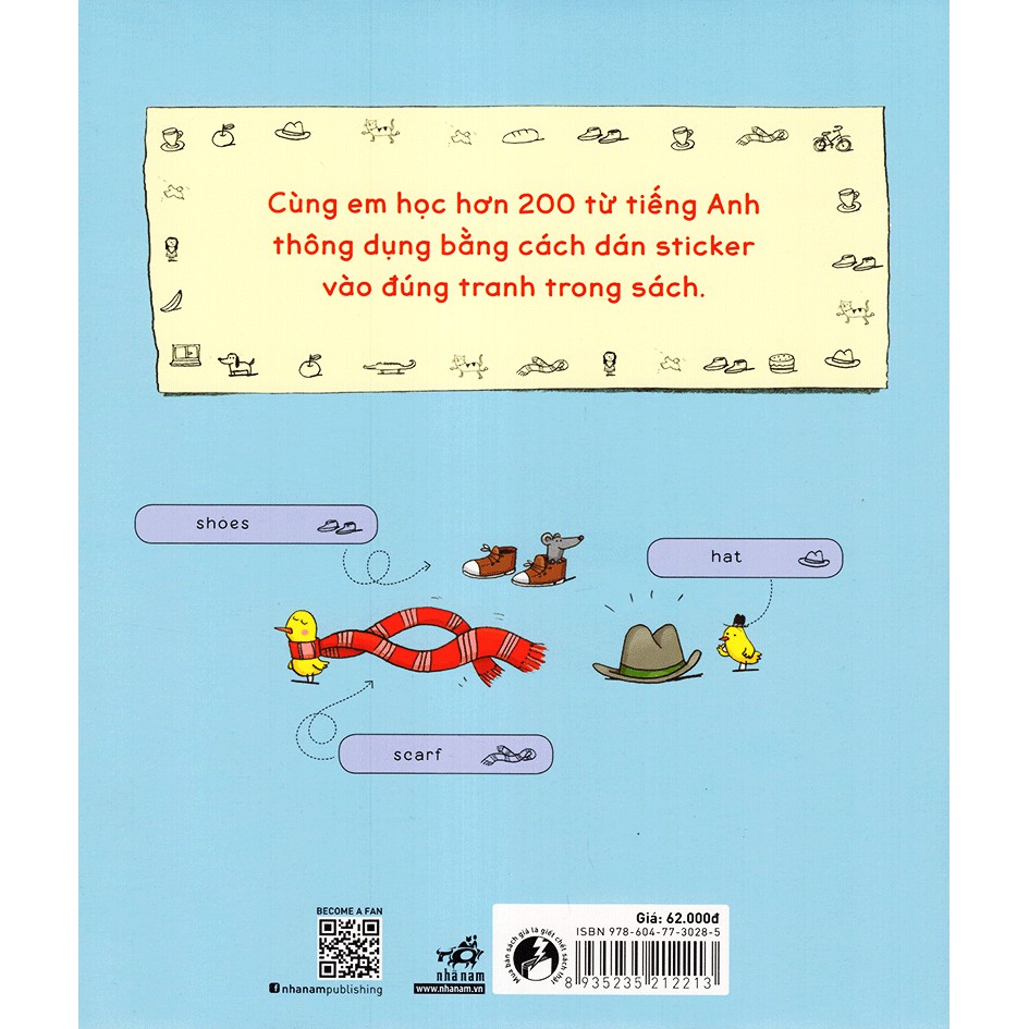 Sách - My First English Sticker Book - Sách Sticker Đầu Tiên Của Em | BigBuy360 - bigbuy360.vn