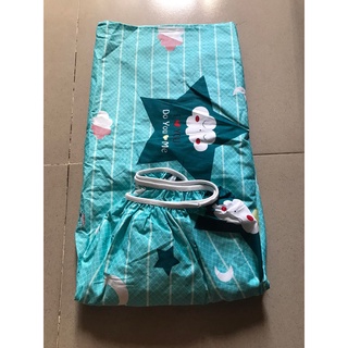 Ga lẻ drap coton 100% 1,2m*2m ( không áo gối - nhiều mẫu chọn lựa)
