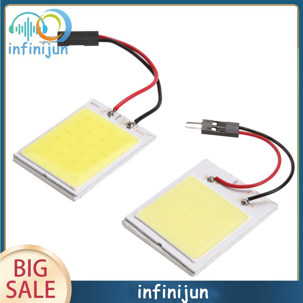 Set 2 Đèn Led T10 9mm Xenon Siêu Sáng Dành Cho Ô Tô