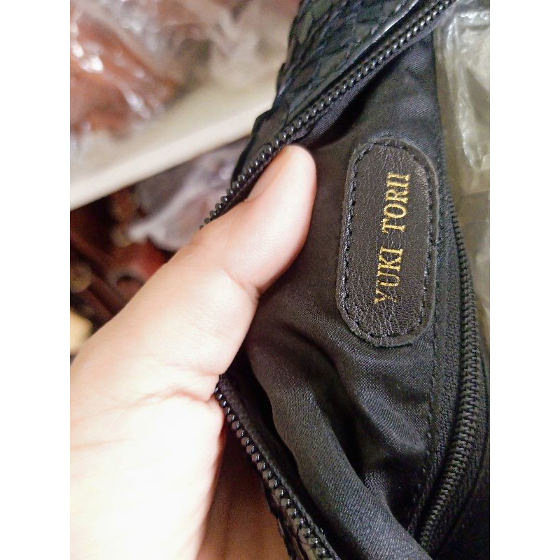 Túi da (Yuki Torii python skin clutch)