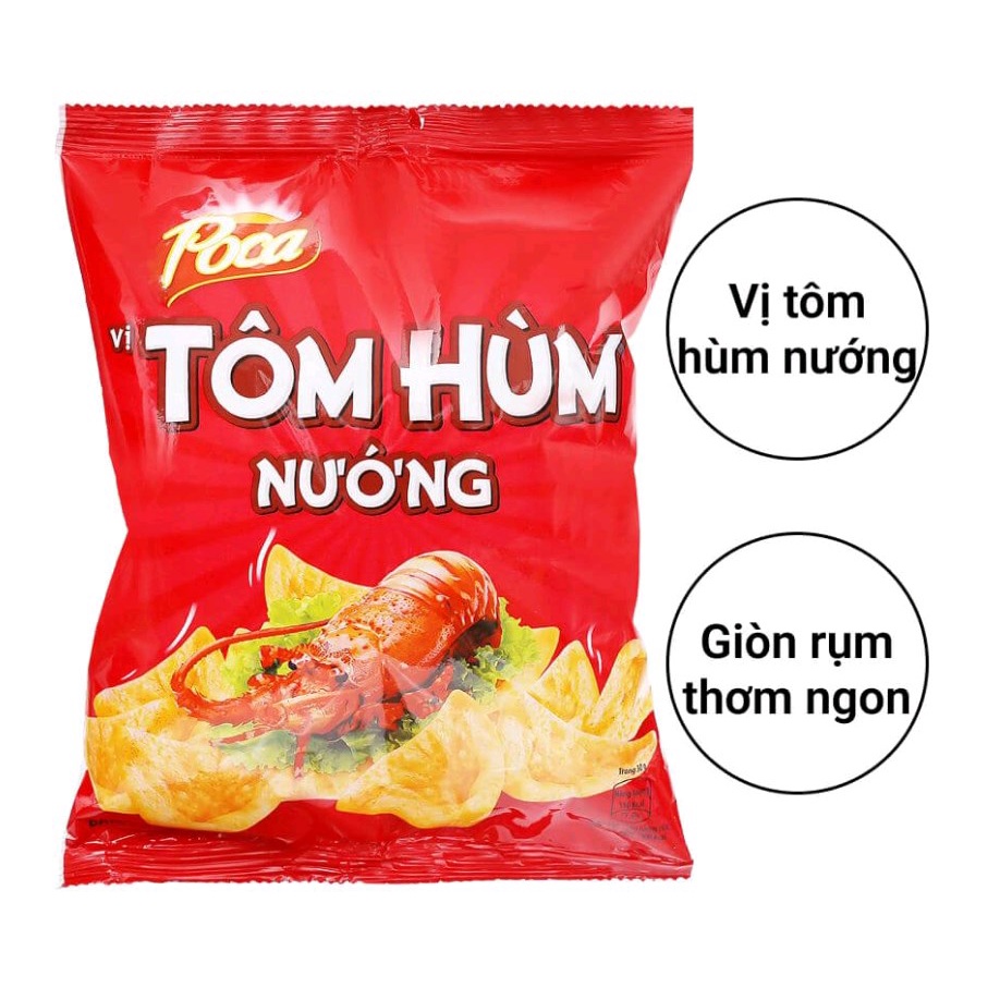 Snack vị tôm hùm nướng/ bò lúc lắc Poca  gói 35g/65gram