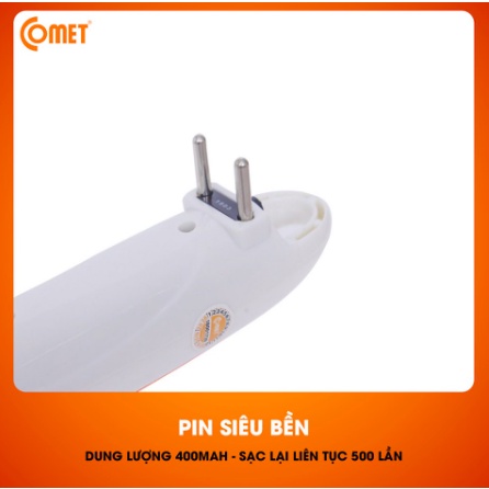 Đèn Pin Sạc Led Comet CRT453 đa năng 2W nhỏ gọn siêu sáng, Bảo Hành 6 Tháng