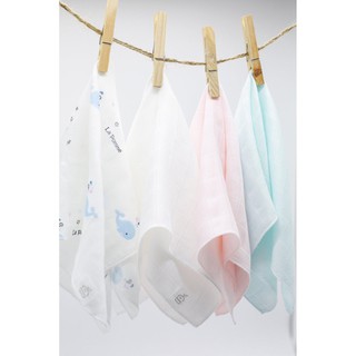 SET 5 KHĂN SỮA SỢI TRE LỤA 30X30 K001 LA POMME