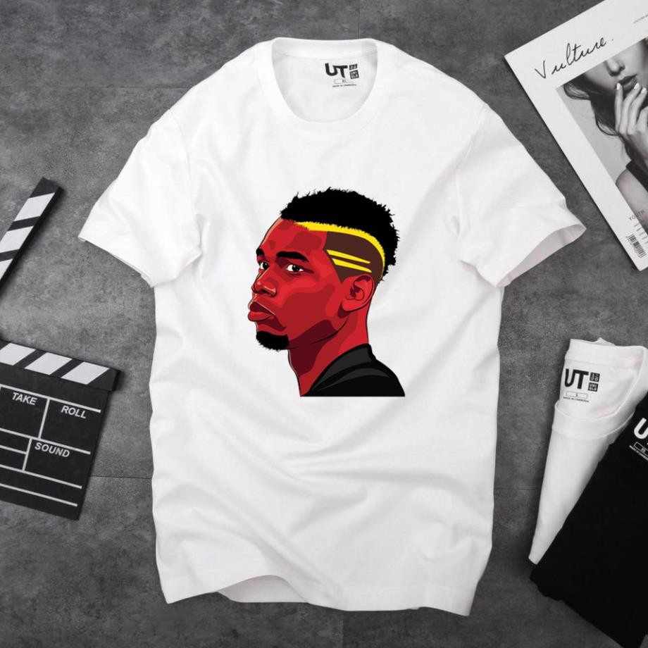[Freeship] Áo Thun In Hình Paul Pogba Mã 02 - Áo In Hình Cầu Thủ Bóng Đá