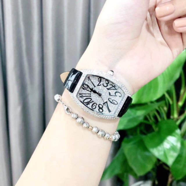 Đồng hồ nữ mặt oval Davena cực đẹp đủ màu dây