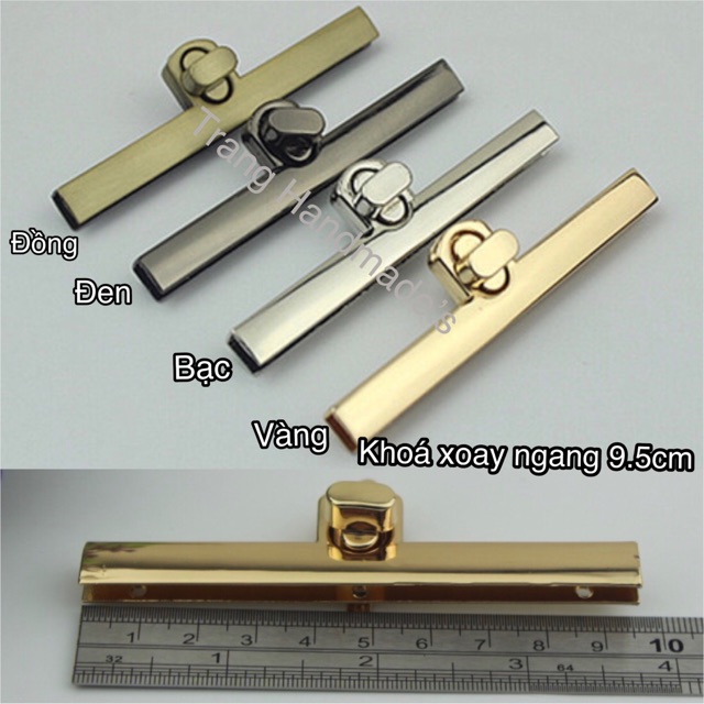 Khoá xoay ngang thay thế túi xách