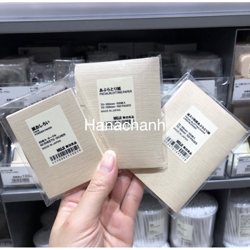 GIẤY THẤM DẦU MUJI COSMETIC PAPER