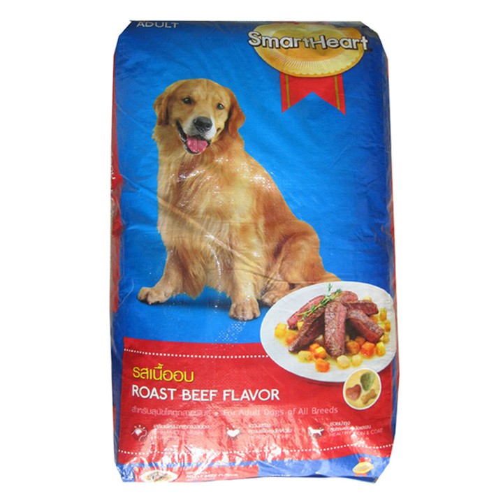  Thức ăn cho chó trưởng thành hơn 1 tuổi Smartheart Adult bao 20kg (50 gói 400gr)