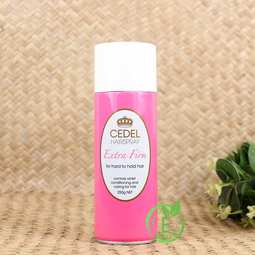 [ CHÍNH HÃNG - SHOP TPHCM] Gôm xịt tóc CEDEL HAIRSPRAY chai lớn 250g - Keo xịt tạo kiểu nam nữ - Hàng Úc nhập khẩu