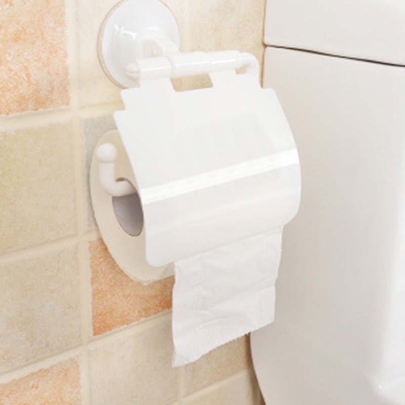 Móc Treo Cuộn Giấy Vệ Sinh Hít Tường Tiện Dụng