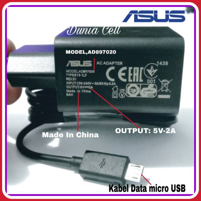 Bộ Sạc Selfie 100% Micro Usb Cho Asus Zenfone 2 Laser 3 Max 3