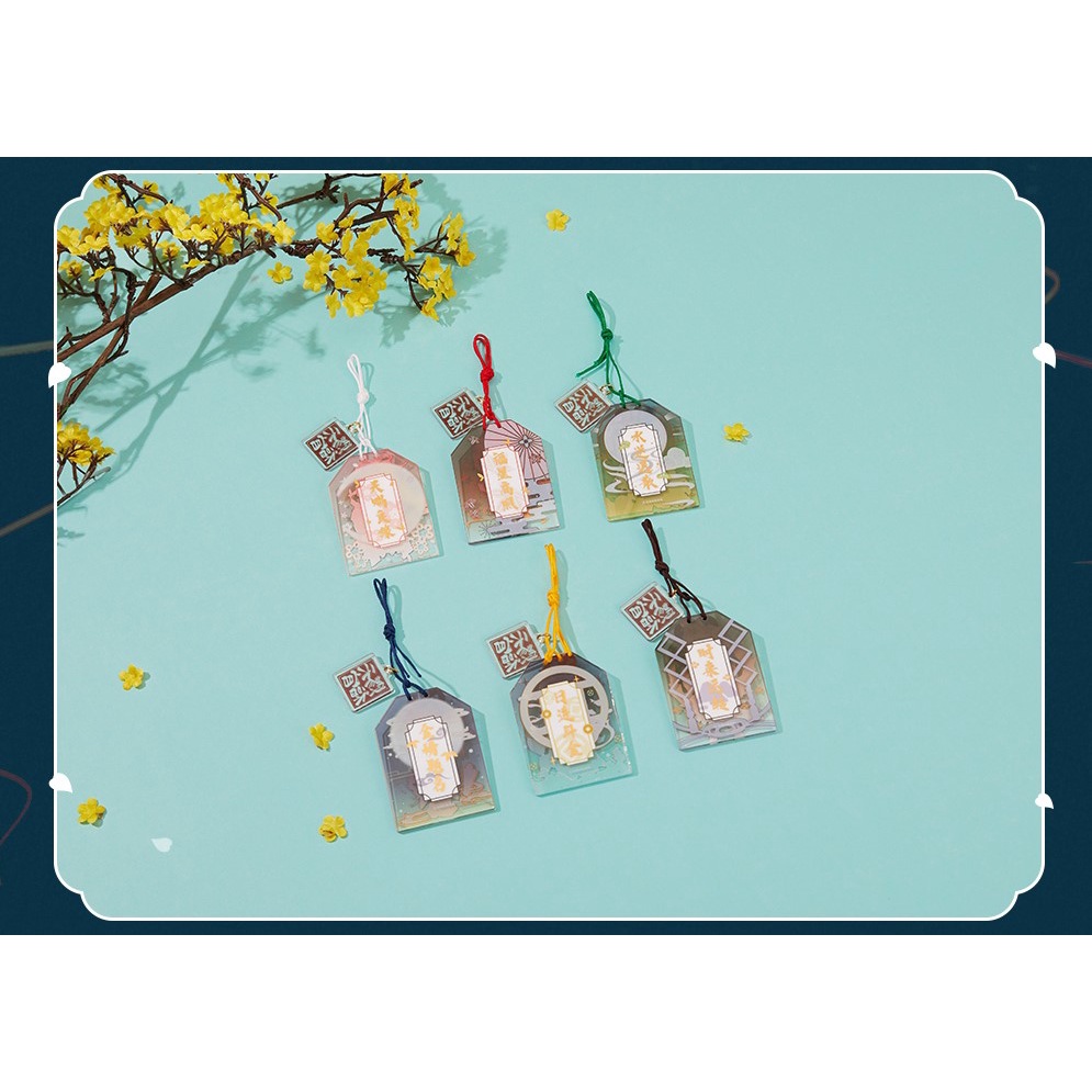 Thẻ cầu phúc Thiên quan tứ phúc