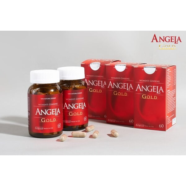 Viên uống sâm Angela Gold hỗ trợ cân bằng nội tiết, chống lão hóa