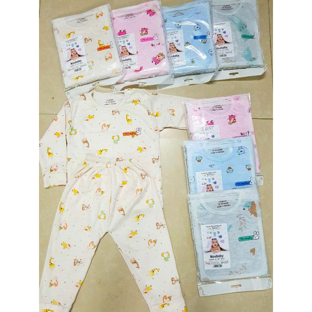 Bộ nỉ cotton Noubaby cao cấp