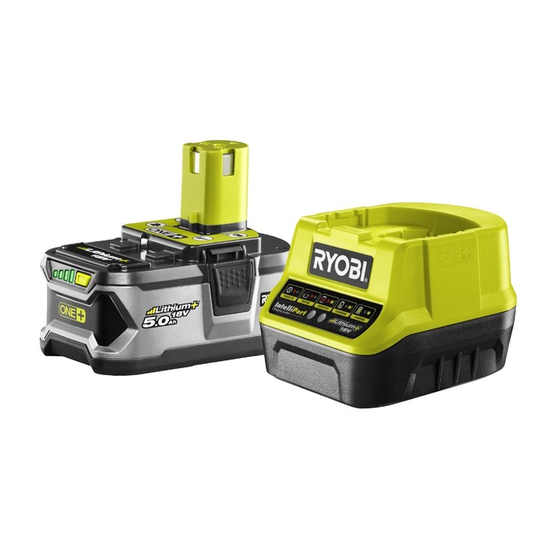 BỘ SẠC VÀ PIN RYOBI 18V 5.0AH RBC18L50P