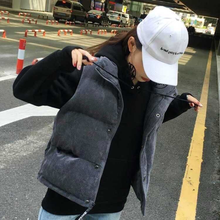 Áo Khoác Phao Không Tay Dáng Rộng Thời Trang Hàn Quốc | BigBuy360 - bigbuy360.vn