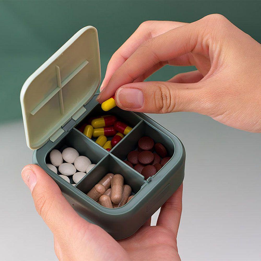 SOMEDAYZL Hộp Đựng Thuốc Cỡ Lớn Thiết Kế Dễ Thương Tiện Dụng Mang Theo Du Lịch
