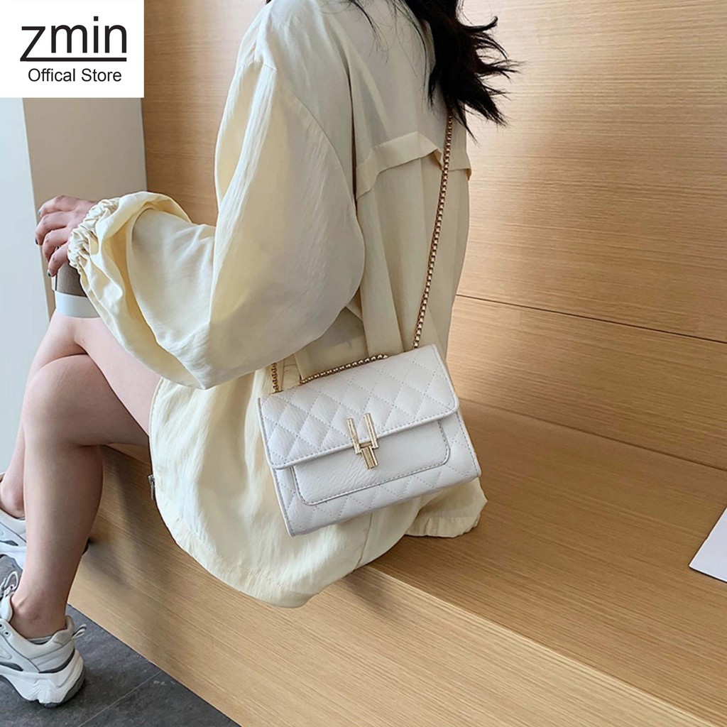 Túi xách nữ đeo chéo Zmin, khóa chữ y chất liệu da cao cấp-T025 | BigBuy360 - bigbuy360.vn