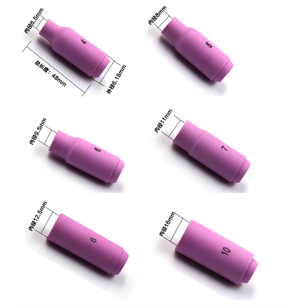 Chụp sứ mỏ hàn tig WP 17 - 18 - 26  kéo dài
