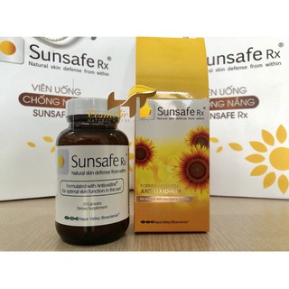 [CHÍNH HÃNG] Viên uống chống nắng SUNSAFE RX bảo vệ làm đẹp da chống lão hóa