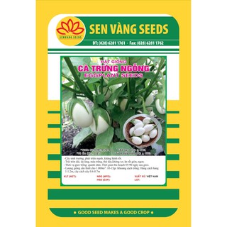 Gói 0.2gr hạt giống cà trứng ngỗng dễ trồng