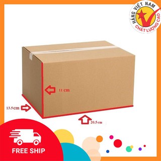 Hộp Carton Kích thước 20.5x13.5x11cm 💖 FREESHIP️ 💖 Hộp Carton Đóng Hàng Giá Rẻ
