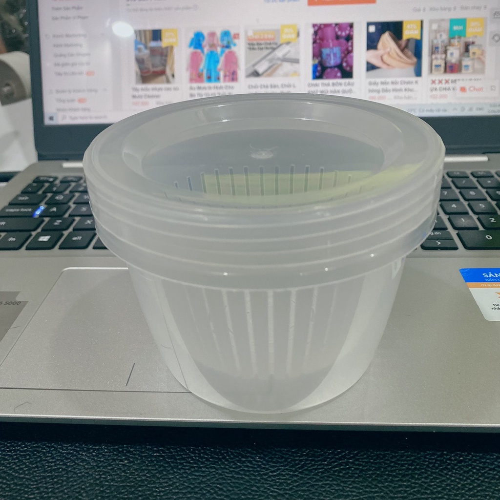Hộp Đựng Hành Tỏi Tách Nước Để Tủ Lạnh-Hộp Nhựa Đựng Tiện Lợi - AnNhien